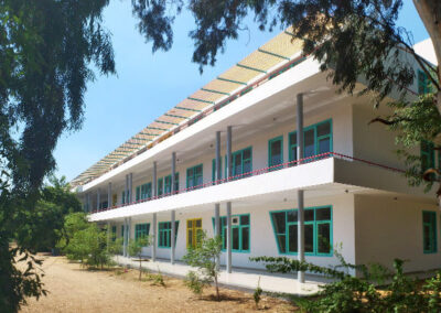 Heliopolis Universität Kairo, Ägypten. Schulbau Architektur Scapework