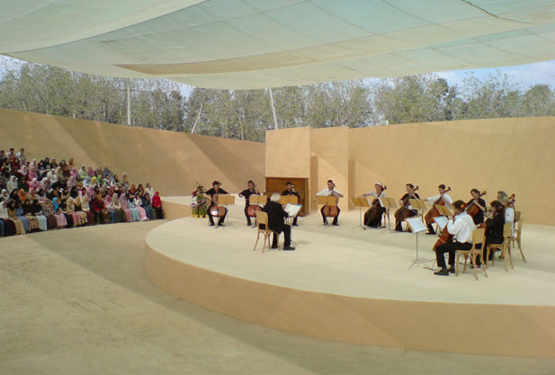 Sonnenschutzdach für das Sekem Amphitheater – Ägypten